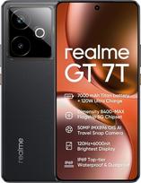 „realme GT 7T“ išmanusis telefonas, 12 + 512GB, procesorius „Dimensity 8400-MAX“, milžiniška 7000 mAh baterija, 120 W „Ultra Charge“ įkrovimas, 360° visapusiškas aušinimas, 6000 nitų „Pro-Esports“ ekranas, IP69, juodos spalvos