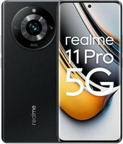 „realme“ išmanusis telefonas „11 Pro“, juodos spalvos, 8GB RAM, aštuonių branduolių „MediaTek Dimensity“ procesorius, 6,7 colio ekranas, 256GB