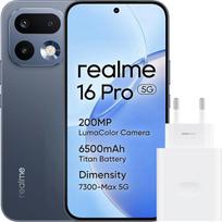 „realme“ išmanusis telefonas „16 Pro 5G“, 256GB, 8GB, „Pebble Grey“, INT+NFC, RMX5120, ES, AMZ