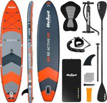 „Rebel Electro Board“ SUP su plūduriuojančia sėdyne, „Drop-Stitch“ technologija, 350 cm komplektas: irklas, siurblys, kuprinė RBA-4501-OR