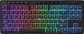 „Redragon K516 PRO TKL RGB“ belaidė membraninė žaidimų klaviatūra su 87 klavišais, mechaninio klavišo pojūčiu, minkštais linijiniais jungikliais, makro ir multimedijos klavišais bei 16,8 mln. RGB apšvietimo spalvų; suderinama su programine įranga
