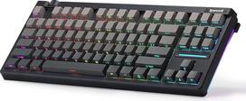 „Redragon K729 HE Rapid Trigger“ žaidimų klaviatūra, 87 klavišai, 8K raiška, laidinė mechaninė klaviatūra, „UltraMag“ magnetiniai jungikliai, 100 % POM, patentuotas dizainas, „plaukiojanti“ dvigubo modulio konstrukcija, valdymas su sukamuoju rankenėle, JA