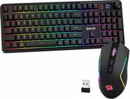 „Redragon“ CB204 žaidimų klaviatūrų ir pelių rinkiniai su 3 režimais, membraniniai