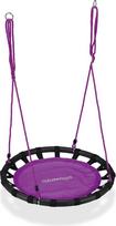 „Relaxdays Nest Swing“ apvalios pakabinamos sūpynės vaikams ir suaugusiems, violetinės spalvos