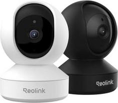 „Reolink“ 2 vnt. „E1 Pro 3K“ 5 MP „Wi-Fi“ vidaus stebėjimo kamerų rinkinys (baltos ir juodos spalvos), pasukamos, asmenų, gyvūnų ir kūdikių aptikimas, automobilių sekimas, 2,4/5 GHz „Wi-Fi“, naktinio matymo funkcija, kūdikių stebėjimo ir šunų stebėjimo ka