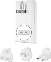 „REV Travel Plug“ – kelioninis adapteris, tinkamas naudoti 150 šalių visame pasaulyje (JAV, JK, ES, Australija)