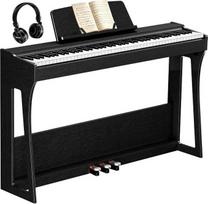„Rhymo DP88S“ elektroninis pianinas su 88 klavišais, plaktukiniu mechanizmu, 3 pedalais ir korpusu