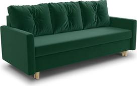 „Rico“ sofos-lova – sofa su ištraukiamu lovos elementu, daiktų laikymo dėže, lovos funkcija, skandinaviško stiliaus apmušalų komplektu, „Bonell“ spyruoklių šerdimi | Sofa su daiktų laikymo dėže, velūro audiniu, „Bonell“ spyruoklių šerdimi, lovos funkcija,