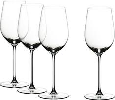 „Riedel Veritas“ Riesling/Zinfandel vyno taurės, 4 vnt. rinkinys, skaidrus krištolas, aukščiausios kokybės, pagamintos mašininiu būdu