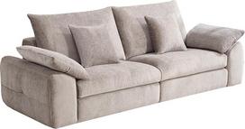 „Riess Ambiente SOHO“ stilinga sofa, plotis 225 cm, smėlio spalvos, patogi trisėdė sofa su šeniliniu apmušalu, FSC sertifikuota | Į komplektą įeina 2 pagalvėlės, „Nosag“ spyruoklinė pakaba, apmušalas visame paviršiuje, lengvai prižiūrima, atlaiko iki 110