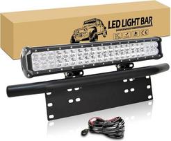 „RIGIDON“ 50 cm 126 W LED darbo žibintas su numerio ženklo apšvietimu ir laidų komplektu