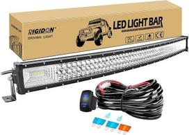 „RIGIDON“ išlenktos LED šviesos juostos automobiliui 12 V laidų komplektas, 42 coliai (105 cm)