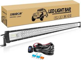 „RIGIDON“ LED šviesos juosta automobiliui su 12 V laidų komplektu, 52 coliai (132 cm), 675 W