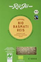 „RiiJii“ ekologiški „Basmati“ ryžiai „Taraori“ balti, „FairTrade“ ir „Naturland“ sertifikuoti, 500 g