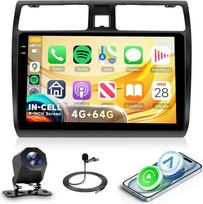 „Rimoody“ 4+64G belaidis „CarPlay“ ir „Android“ automobilių grotuvas, skirtas „Suzuki Swift“ (2003–2010 m.) modeliams, su 10 colių HD „IN-Cell“ ekranu, „Android Auto“, GPS, „MirrorLink“, „Bluetooth“, FM/RDS/EQ, vairo valdymu ir atbulinės eigos kamera