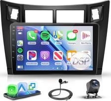 „Rimoody“ automobilių radijas, skirtas „Toyota Yaris“ (2005–2011 m.) – 9 colių jutiklinis ekranas su belaidžiu „CarPlay“, „Android Auto“, „MirrorLink“, 4 x 45 W, DSP, FM/RDS, „Bluetooth“, valdymas nuo vairo, atbulinės eigos kamera | 9 colių jutiklinis ekr