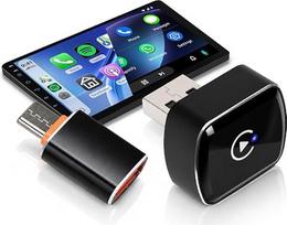 „Rimoody“ belaidis „CarPlay“ ir „Android Auto“ adapteris automobiliui, „2-in-1“ raktelis, leidžiantis paversti laidinį „Android Auto“ / „CarPlay“ į belaidį automobiliuose su laidiniu „CarPlay“, USB / Type-C „Plug & Play“