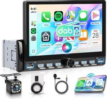 „Rimoody“ DAB+ automobilių radijas, 1 DIN, su „CarPlay“ ir „Android Auto“, FM/AM/RDS