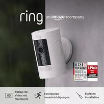 „Ring“ lauko kameros „Battery“ (Stick Up Cam Battery), lauko stebėjimo kamera su 1080p HD vaizdu, „Wi-Fi“, atspari oro sąlygoms, tinka namams ir nuosavybei, su „Alexa“ suderinama apsaugos kamera, 3 kameros