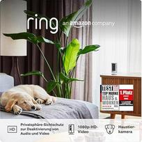 „Ring“ vidaus kamera (2-osios kartos vidaus kamera) + 3 m USB-A į „Micro USB“ maitinimo laidas | Mini vidaus apsaugos kamera su 1080p HD vaizdu, privatumo ekranu, „Wi-Fi“ ryšiu, idealiai tinka augintiniams