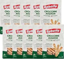 „Roberto Crocchini Mignon Rosemary Bag“ mini „Crissini“ duonos lazdelės su rozmarinu – užkandis, garnyras prie „antipasti“, desertas, pakuotė (10 x 150 g)
