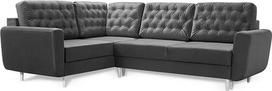„Robin Linda“ kampinė sofa su miego funkcija, sofa-lova su daiktų laikymo dėže ir pagalve, atskira L formos kampinė sofa, minkšta sofa su miego funkcija | 250 cm L formos sofa-lova, 4 vietų, 2 daiktų laikymo dėžės, 5 pagalvėlės, atskira kampinė sofa, akso