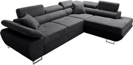 „Robin Saturn Premium“ kampinė sofa su miego funkcija, sofa-lova su daiktų dėže ir pagalvėlėmis, atskirai stovinti L formos kampinė sofa, reguliuojamomis atlošomis, minkštais apmušalais | L formos kampinė sofa su miego funkcija, daiktų dėže, reguliuojamom