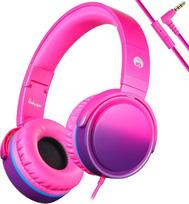 „RockPapa“ reguliuojamos stereo ausinės, izoliuojančios triukšmą, galingi gilūs žemieji dažniai, sulankstomos ausinės su mikrofonu (3,5 mm) skirtos išmaniesiems telefonams, „Android“ įrenginiams, „iPhone“, „iPod“, „iPad“ ir nešiojamiesiems kompiuteriams,