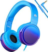 „RockPapa“ reguliuojamos stereo ausinės, triukšmo izoliacija, galingi gilūs žemieji dažniai, sulankstomos ausinės su 3,5 mm mikrofonu, skirtos išmaniesiems telefonams, „Android“ įrenginiams, „iPhone“, „iPod“, „iPad“ ir nešiojamiems kompiuteriams, gradient