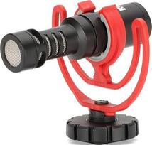 „Rode VideoMicro“ kompaktiškas mikrofonas, tvirtinamas prie fotoaparato – įvairių spalvų