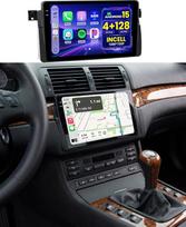 „Roinvou“ 4+128G „Android 15“ automobilių radijas, skirtas „BMW E46“ (1999–2005 m.) su „CarPlay“