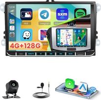 „Roinvou“ 4+128G „Android 15“ automobilių radijas, skirtas „VW Golf 5“, „6“, „Passat“, „Polo“, „Tiguan“, „Touran“, „Caddy“ ir „Skoda“ modeliams, su „CarPlay“ ir „Android Auto“, 9 colių „Incell“ jutikliniu ekranu, GPS, „Bluetooth“, ekvalaizeriu, „Wi-Fi“, R