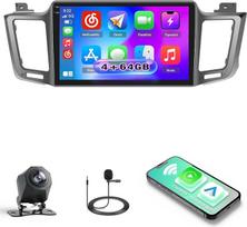 „Roinvou“ 4+64G „Android 15“ automobilių radijas, skirtas „Toyota RAV4“ (2013–2019 m.) modeliams, su „CarPlay“ ir „Android Auto“ funkcijomis, 10 colių „Incell“ jutikliniu ekranu, GPS, „Bluetooth“, ekvalaizeriu, „Wi-Fi“, RDS, FM, SWC, mikrofonu ir atbulinė