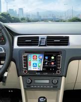 „Roinvou“ 7 colių ekrano automobilių radijas, skirtas „VW Golf 5“, „6“, „Passat“, „Polo“, „Tiguan“, „Touran“ ir „Caddy“ modeliams, su „CarPlay“ ir „Android Auto“, 7 spalvų LED apšvietimu, jutikliniu ekranu, „Bluetooth“, „MirrorLink“, DSP, FM, SWC ir atbul