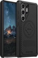 „Rokform“ „Galaxy S24 Ultra“ dėklas, „Rugged Series“ magnetinis dėklas su „Twist Lock“ užraktu ir atsparumu kritimui patikrinta apsauga (juodas)