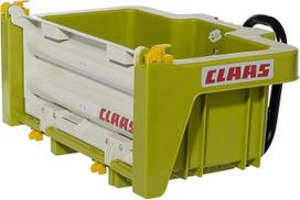 „Rolly Toys“ 408924 „rollyBox Claas“ transportavimo dėklas pedalinam traktoriui (vaikams nuo 3 iki 10 metų, su atverčiamu galiniu dangčiu, ABN), šviesiai žalia
