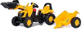 „Rolly Toys“ „Rolly Kid“ JCB traktorius su priekiniu krautuvu ir priekaba