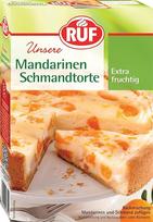 „RUF“ mandarinų „Smeat Cake“ pyrago mišinys vaisiniam rūgšteliam pyragui su pilno grūdo miltais, skirtas mandarinams, vyšnioms ir agrastams