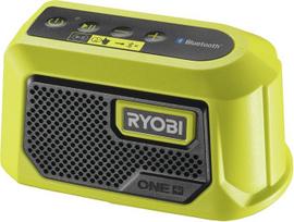 „RYOBI“ 18 V „ONE+“ akumuliatorinė „Bluetooth Box Mini“ RBTM18-0 (išėjimo galia 5 vatai, garsiakalbio skersmuo 44 mm, be akumuliatoriaus ir įkroviklio)