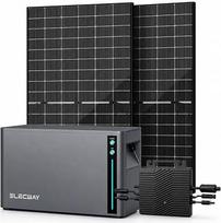 „SAKETE“ balkoninė elektrinė, 1000 W, su atminties funkcija; pilnas saulės energijos sistemos rinkinys su 2 vnt. 500 W visiškai juodais saulės moduliais, „Elecway“ 800 W keitikliu ir 2,01 kWh baterija