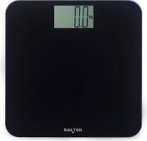 „Salter“ skaitmeninės asmeninės svarstyklės, 180 kg, LCD ekranas | 0,1 kg žingsniai, 6 mm stiklinė platforma, 31 x 31 cm pagrindo plotas, juoda apdaila, skaitmeninis ekranas