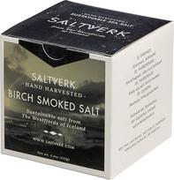 „Saltverk“ beržų dūmais rūkyta jūros druska, džiovinta islandiško beržo dūmais, 125 g