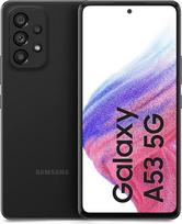 „Samsung Galaxy A53“ A536B 5G su dviem SIM kortelėmis, ES versija, 256GB, „Android“, juodos spalvos, 8GB RAM, SM-A536BZKLEUE