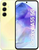 „Samsung Galaxy A55 5G“ išmanusis telefonas, „Android“ telefonas be sutarties, 256GB / 8GB RAM, 2 dienų baterijos veikimo laikas, 50 MP kamera, spalva „Awesome Lemon“, 2,5 metų garantija