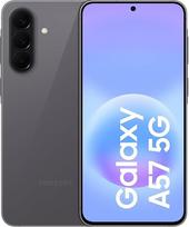 „Samsung Galaxy A57 5G“, plonas AI išmanusis telefonas, nuostabios dirbtinio intelekto galimybės, 256GB atminties, 50 MP plataus kampo kamera, iki 2 dienų baterijos veikimo laikas, IP68, pilkos spalvos