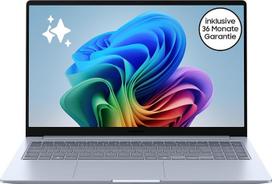 „Samsung Galaxy Book4 Edge AI“ nešiojamasis kompiuteris, 15,6 colių ekranas, 16GB RAM, „Snapdragon X Plus“ procesorius, 512GB atminties, „Copilot+ PC“, safyro mėlynos spalvos