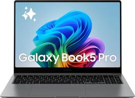 „Samsung Galaxy Book5 Pro 16“ su „Intel Core Ultra 7“ procesoriumi, 16GB RAM, 512GB SSD, AZERTY klaviatūra, pilkos spalvos