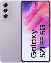 „Samsung Galaxy S21 FE 5G“ „Android“ išmanusis telefonas, be sutarties, 6,4 colio „Dynamic AMOLED“ ekranas, 4500 mAh baterija, 256GB / 8GB RAM, levandų spalvos
