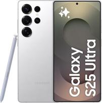 „Samsung Galaxy S25 Ultra 5G“ 256GB, 12GB RAM, balta-sidabrinė, 5 000 mAh baterija, AI mobilusis telefonas, „Android 15“ išmanusis telefonas be SIM-užrakto, be gamintojo logotipo
