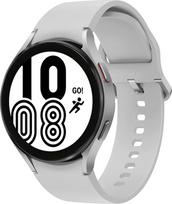„Samsung Galaxy Watch4 BT Round“ „Bluetooth“ išmanusis laikrodis, „Wear OS“, pasukamas rėmelis, sportinis laikrodis, fizinio aktyvumo sekiklis, 44 mm, sidabrinis [ES versija]